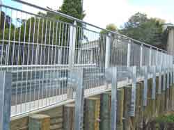 Carpark handrail barrier